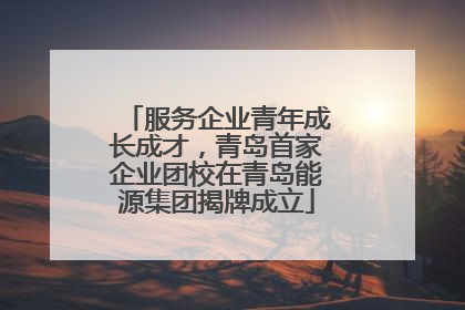 服务企业青年成长成才，青岛首家企业团校在青岛能源集团揭牌成立