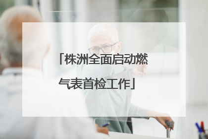 株洲全面启动燃气表首检工作
