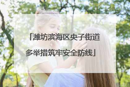 潍坊滨海区央子街道多举措筑牢安全防线