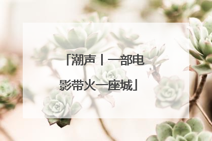 潮声丨一部电影带火一座城