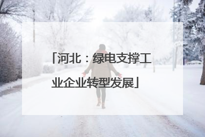 河北：绿电支撑工业企业转型发展