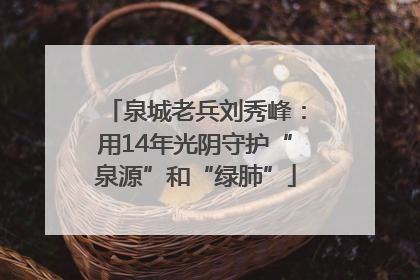 泉城老兵刘秀峰：用14年光阴守护“泉源”和“绿肺”