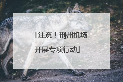 注意！荆州机场开展专项行动