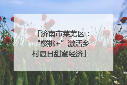 济南市莱芜区：“樱桃+”激活乡村夏日甜蜜经济