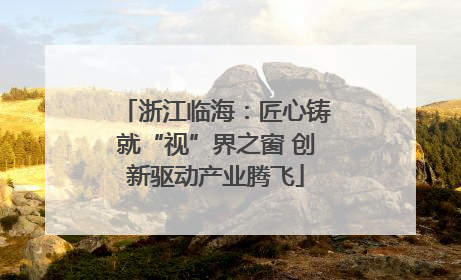 浙江临海：匠心铸就“视”界之窗 创新驱动产业腾飞