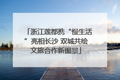 浙江莲都携“慢生活”亮相长沙 双城共绘文旅合作新图景
