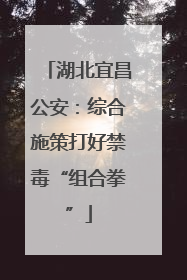 湖北宜昌公安：综合施策打好禁毒“组合拳”