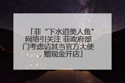 菲“下水道美人鱼”网络引关注 菲政府部门考虑请其当官方大使，赠现金开店