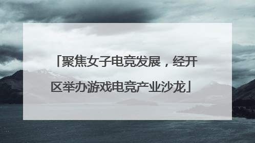 聚焦女子电竞发展，经开区举办游戏电竞产业沙龙