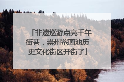 非遗巡游点亮千年街巷，崇州罨画池历史文化街区开街了