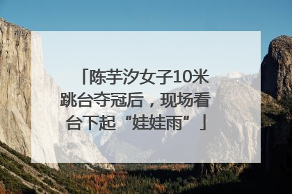 陈芋汐女子10米跳台夺冠后，现场看台下起“娃娃雨”