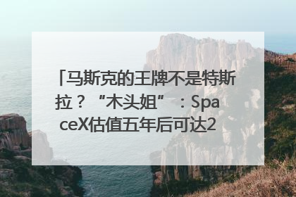 马斯克的王牌不是特斯拉？“木头姐”：SpaceX估值五年后可达2.5万亿美元！