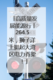 高质量发展能源行丨264.5米，狮子洋上挺起大湾区电力脊梁！