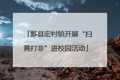 黟县宏村镇开展“扫黄打非”进校园活动