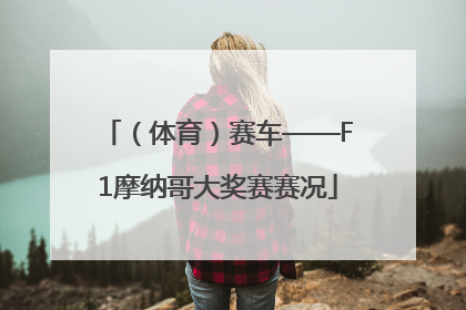 （体育）赛车——F1摩纳哥大奖赛赛况