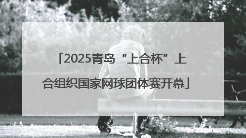2025青岛“上合杯”上合组织国家网球团体赛开幕