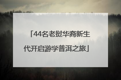 44名老挝华裔新生代开启游学普洱之旅