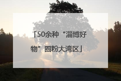 50余种“淄博好物”圈粉大湾区
