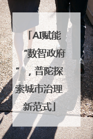 AI赋能“数智政府”，普陀探索城市治理新范式