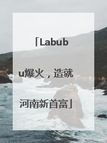 Labubu爆火，造就河南新首富