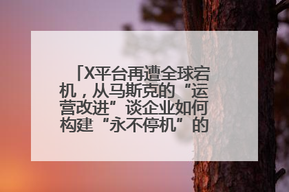 X平台再遭全球宕机，从马斯克的“运营改进”谈企业如何构建“永不停机”的数字护城河